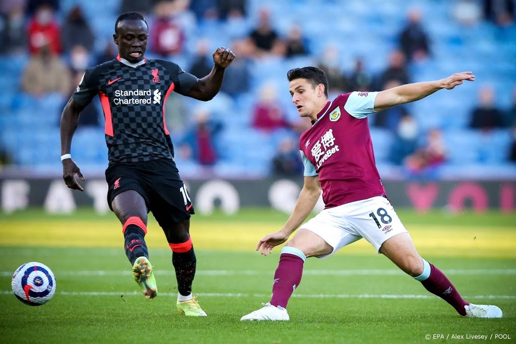 Liverpool nadert Champions League na winst bij Burnley