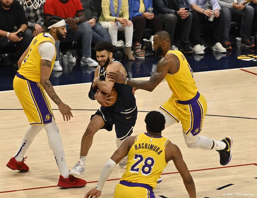 Nuggets winnen ook tweede wedstrijd tegen Lakers in play-offs NBA