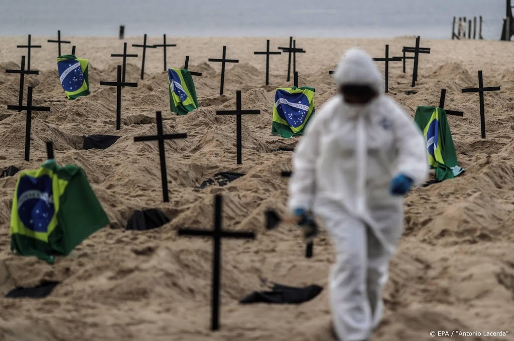 Brazilië meldt als tweede land meer dan miljoen coronagevallen
