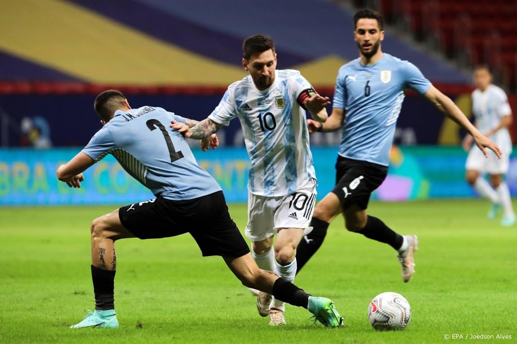 Argentinië verslaat Uruguay op Copa América