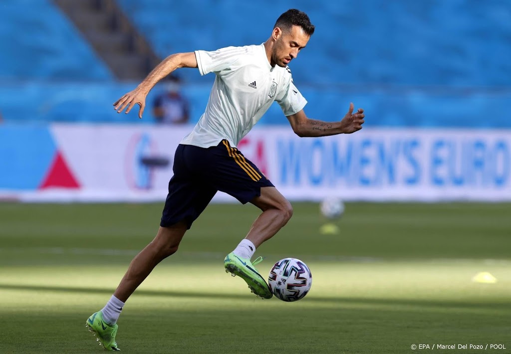 Voetballer Busquets nog niet terug bij Spanje