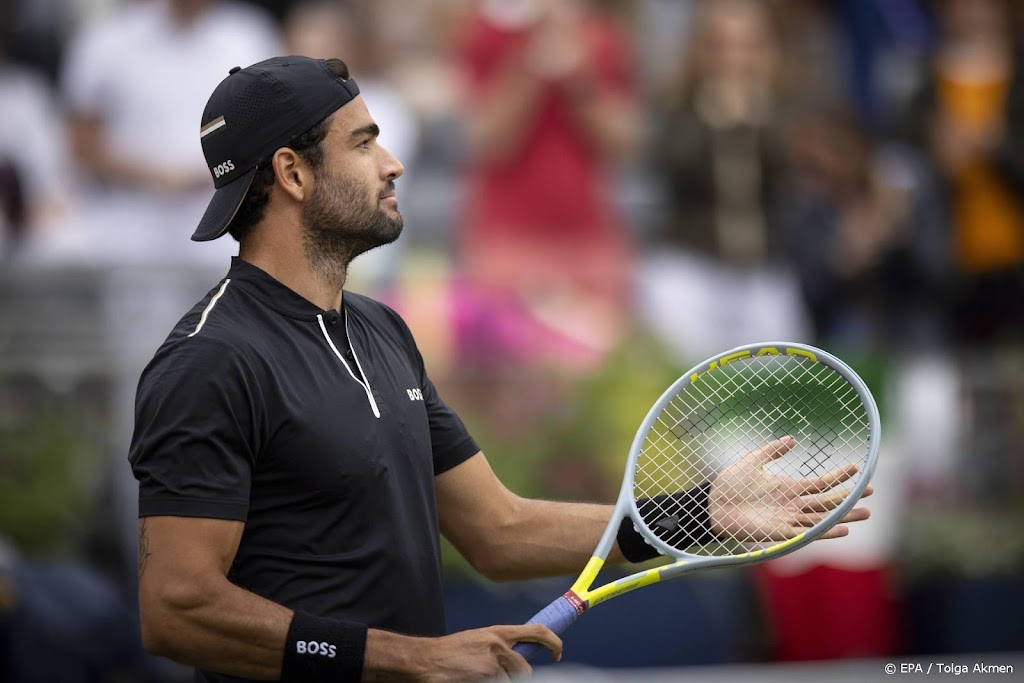 Tennisser Berrettini voor tweede jaar op rij beste op Queen's