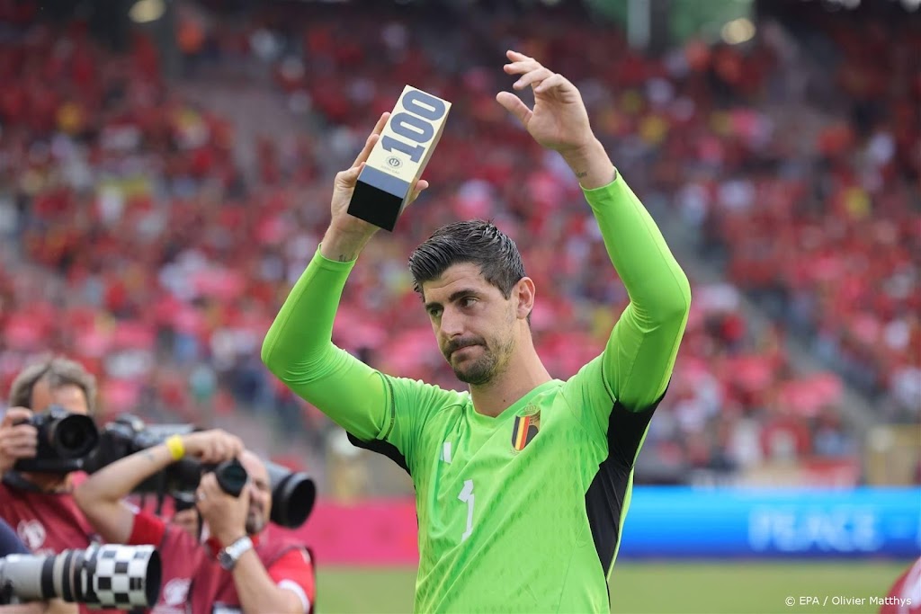 Belgen zonder keeper Courtois naar Estland