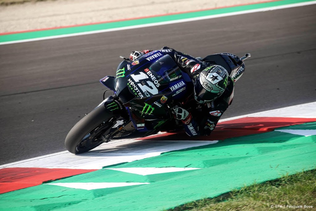 Spaanse wegracer Viñales opnieuw op pole op circuit Misano