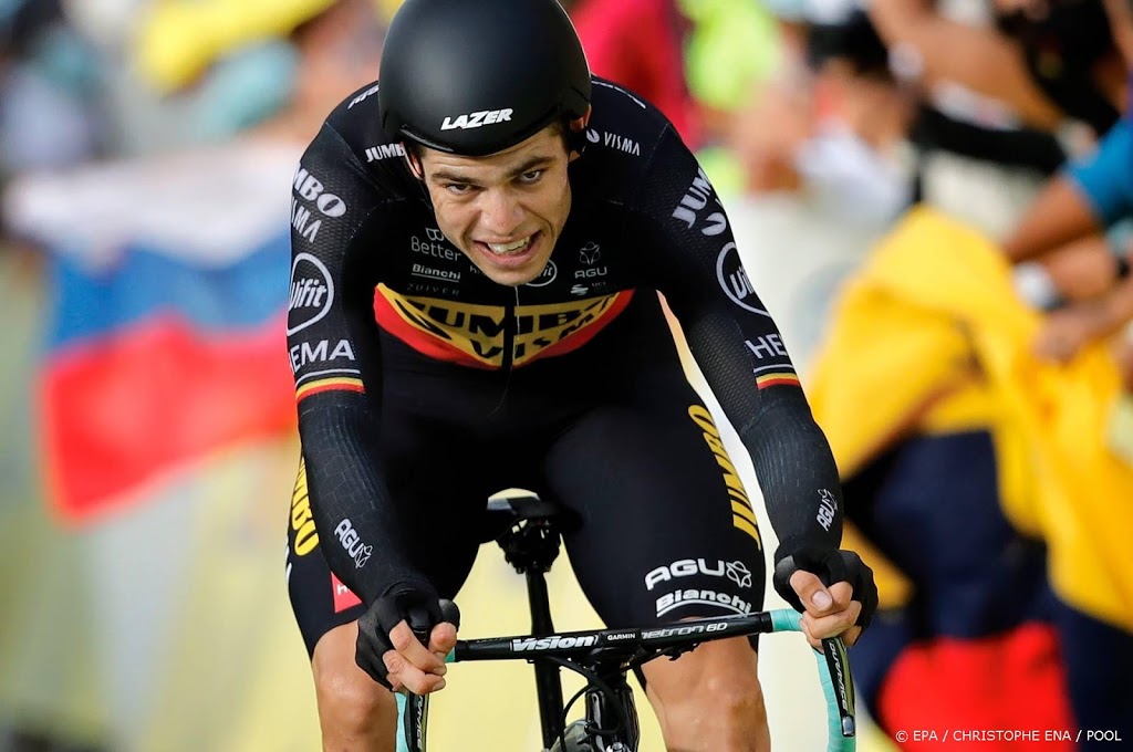 Van Aert keek met pijn in zijn ogen naar verliezende Roglic