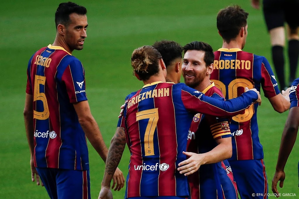 Barcelona sluit oefenperiode af met magere zege