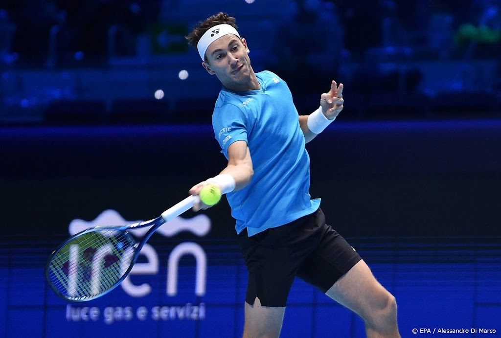 Tennisser Ruud naar halve finales ATP Finals
