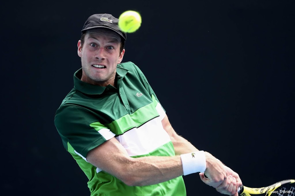 Van de Zandschulp naar derde ronde in Melbourne na opgave Gasquet