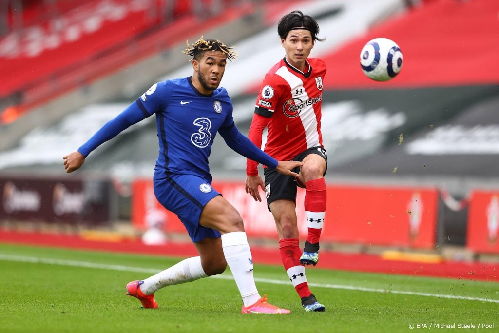 Chelsea speelt met invaller Ziyech gelijk tegen Southampton