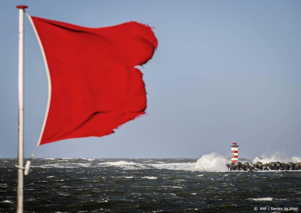 Code oranje zondagavond voor meerdere kustprovincies