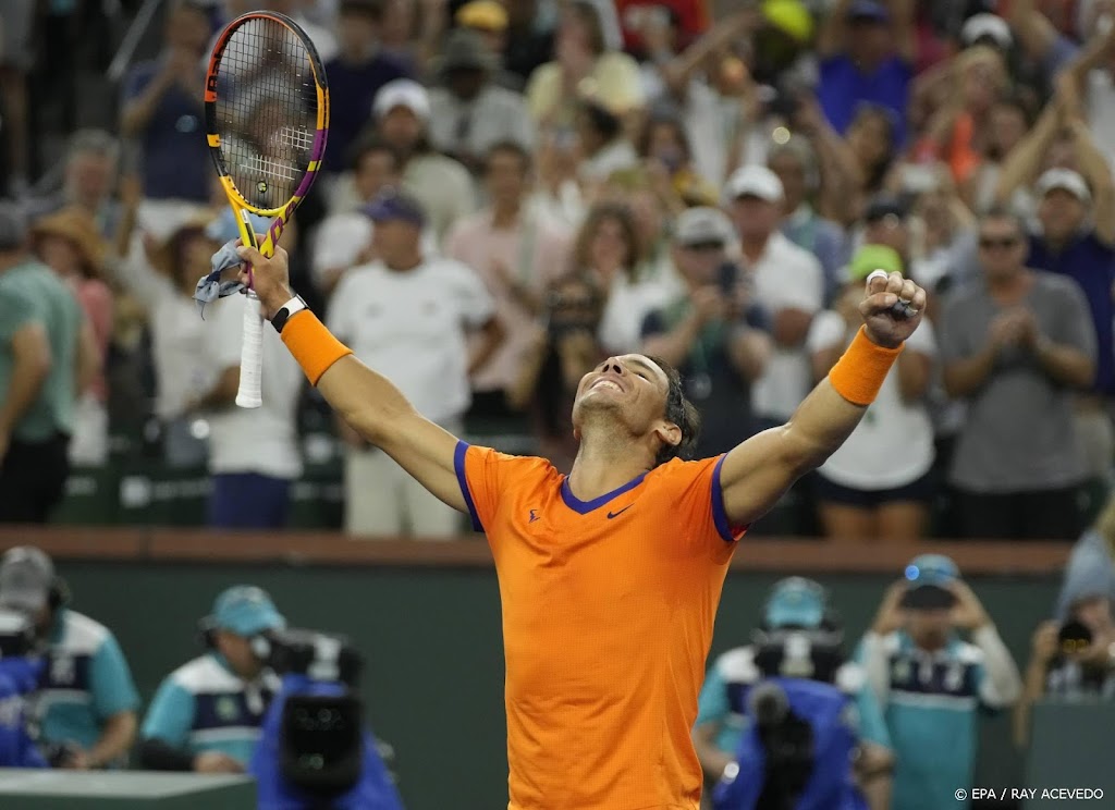 Nadal naar finale Indian Wells na winst op landgenoot Alcaraz