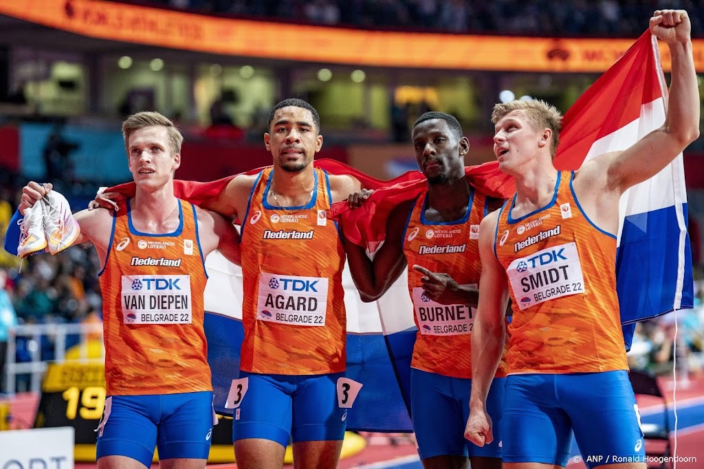 Estafettemannen grijpen bij WK brons op 4x400 meter