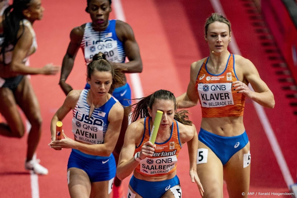 Estafettevrouwen pakken op WK indoor zilver op 4x400 meter