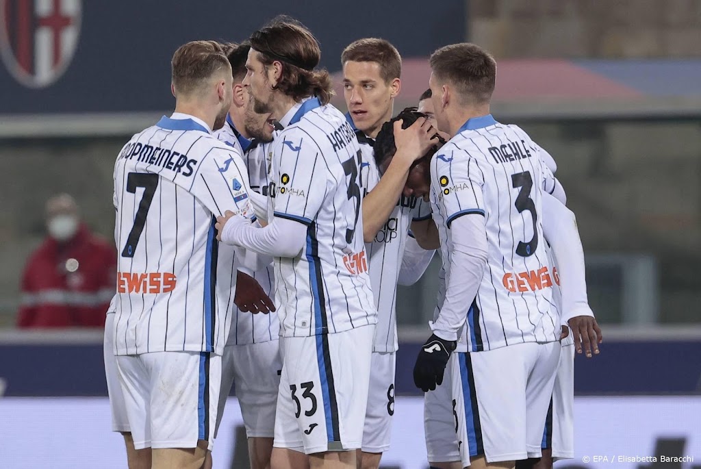 Atalanta wint door late treffer van Bologna in Serie A