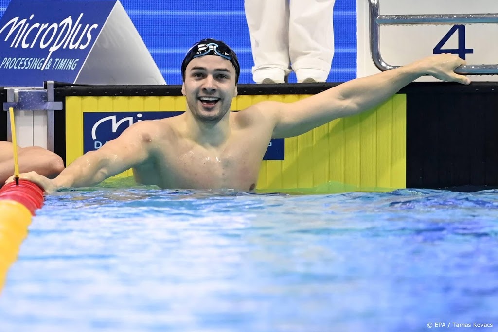 Kamminga pakt op EK ook zilver op 200 meter schoolslag