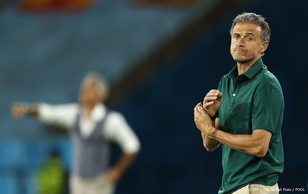 Luis Enrique: Spanje heeft moeite met verdedigende teams