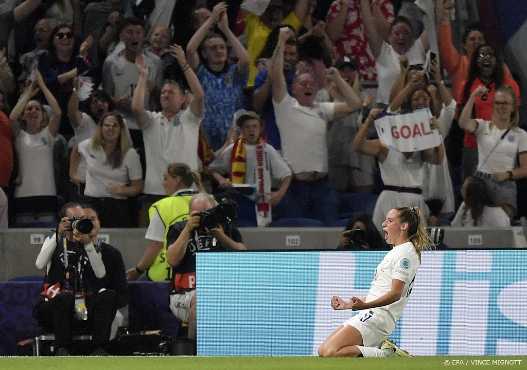 Bondscoach Wiegman ontsnapt met Engeland aan uitschakeling op EK