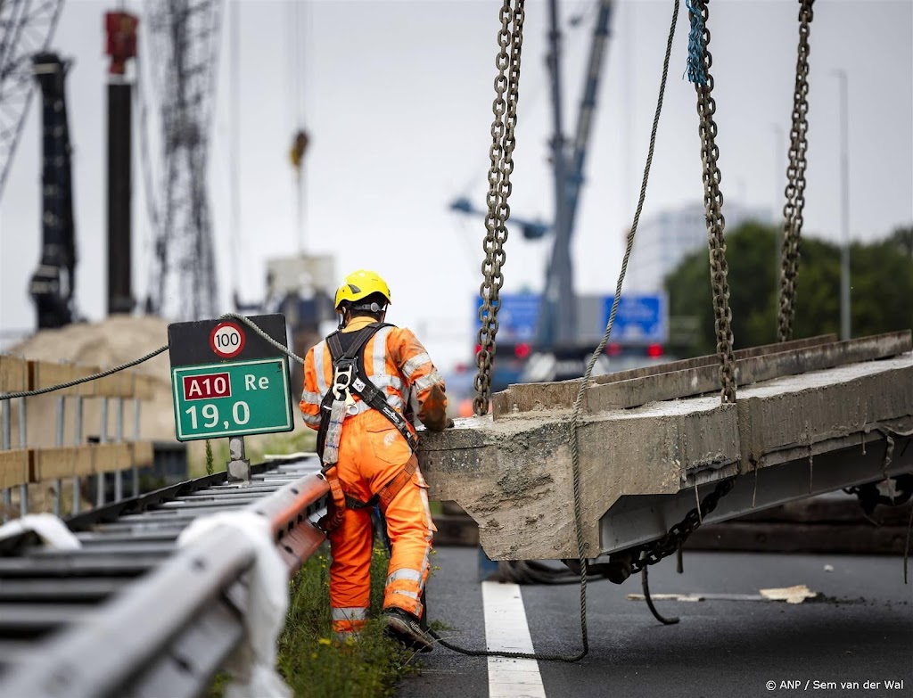 Hinder door anderhalve maand werk aan A10 bij Amsterdam