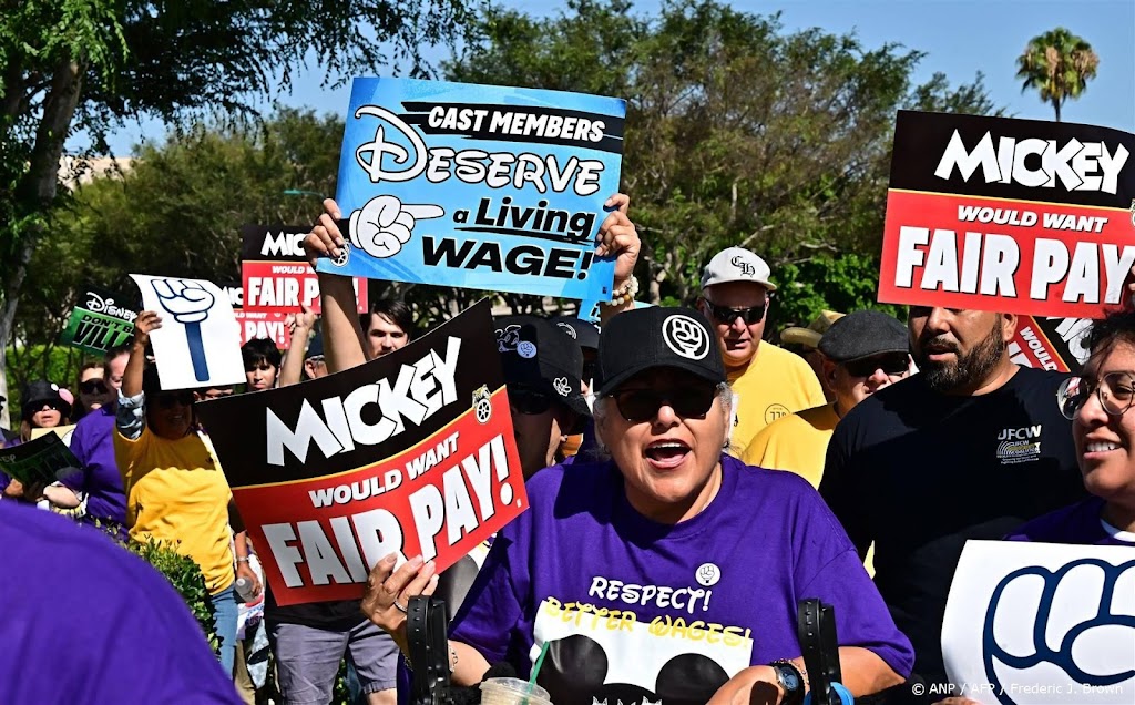 Grote staking dreigt bij Disneyland in Californië
