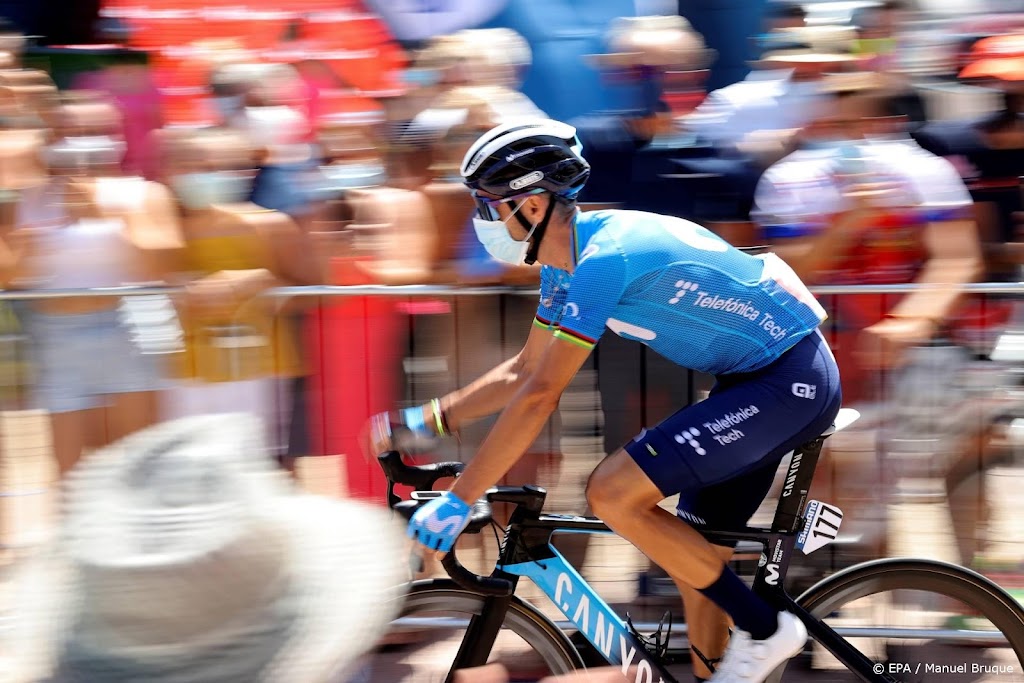 Wielrenner Valverde breekt sleutelbeen door valpartij in Vuelta