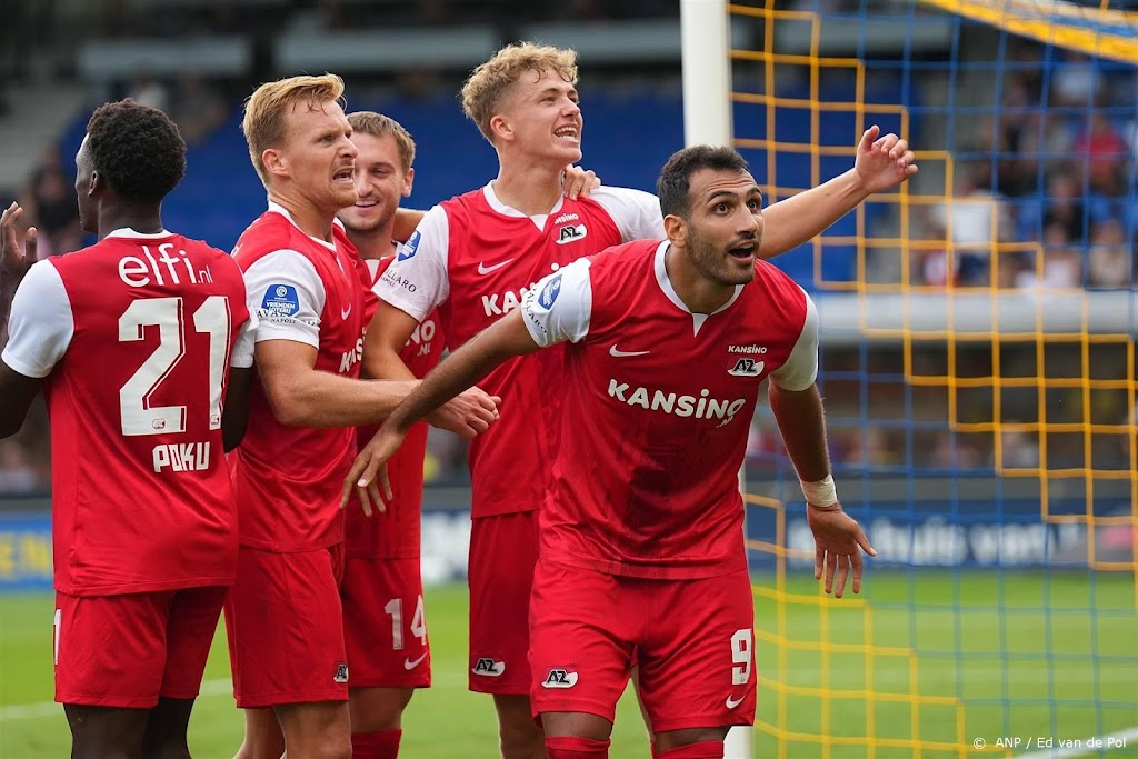 AZ komt zwakke eerste helft te boven en wint met 3-1 bij RKC