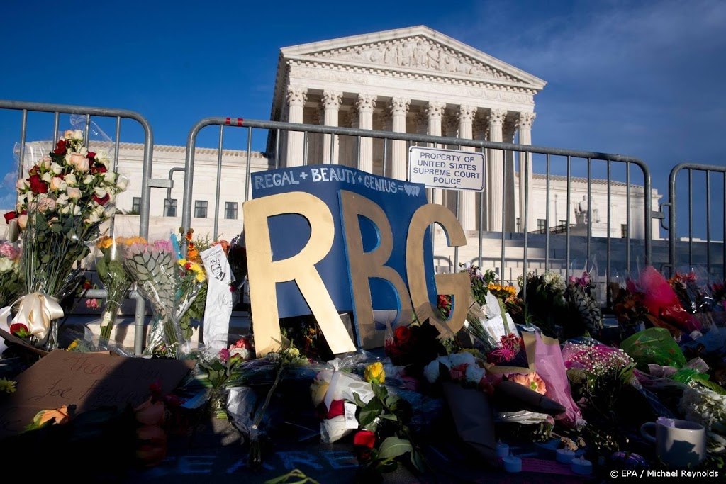 Opvolging opperrechter Ginsburg verdeelt Amerikanen