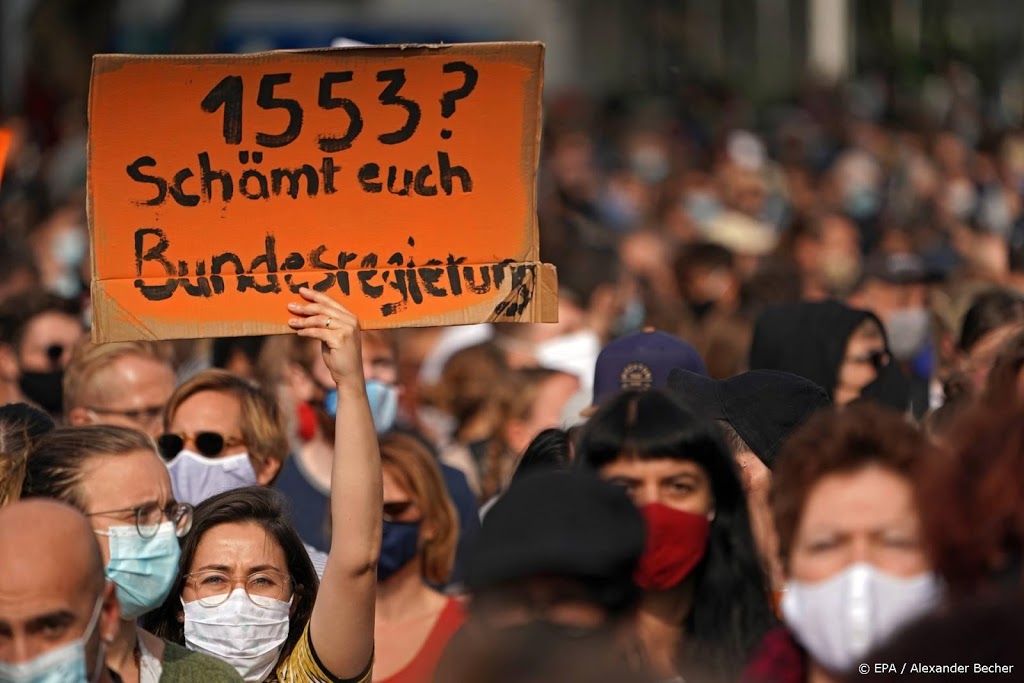 Protesten in Duitsland na brand vluchtelingenkamp Lesbos