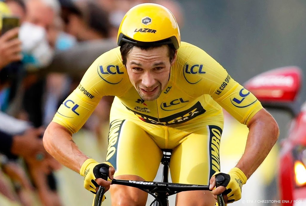 Roglic ook trots op tweede plaats in Tour