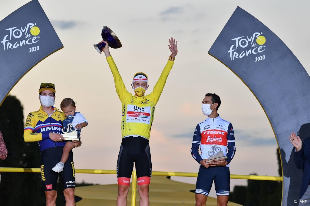 Ploeg Pogacar verdient in Tour het meeste geld: 623.930 euro