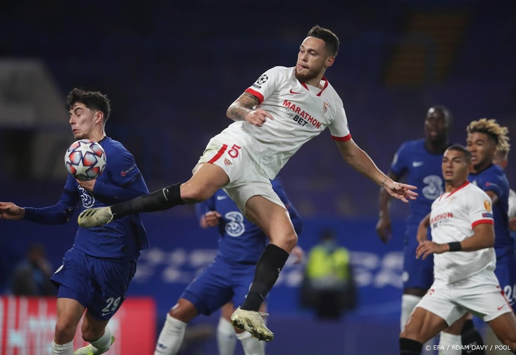 Chelsea en Sevilla spelen 0-0 in Londen
