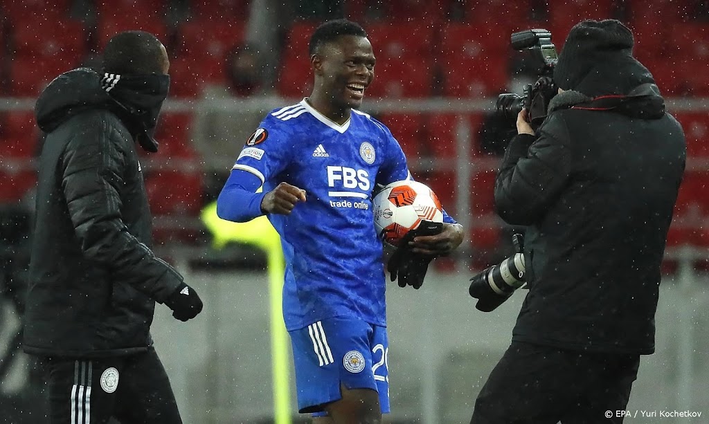 Aanvaller Daka scoort vier keer voor Leicester in Europa League