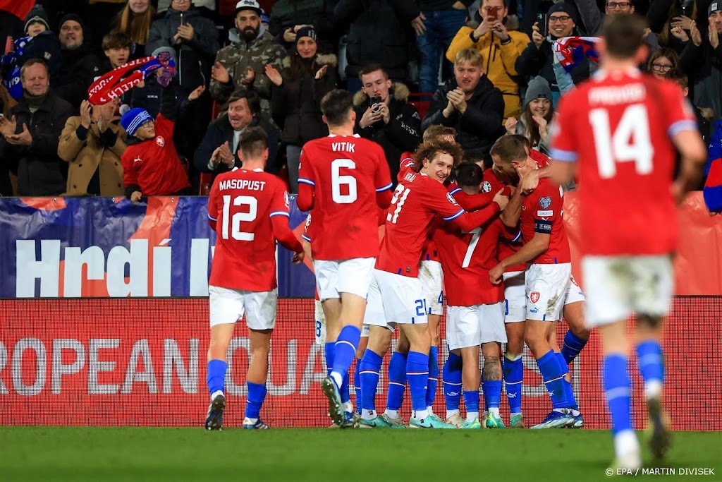 Tsjechië kwalificeert zich voor EK voetbal na zege op Moldavië