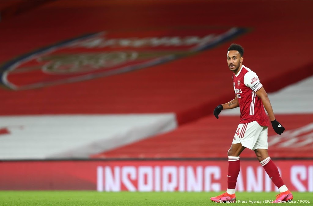 Arsnenal is geblesseerde Aubameyang voorlopig kwijt
