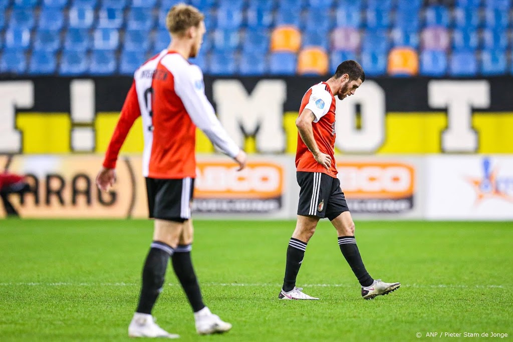 Ongeslagen reeks van Feyenoord eindigt in Arnhem