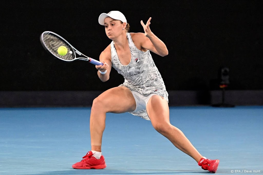 Barty opnieuw overtuigend verder op Australian Open