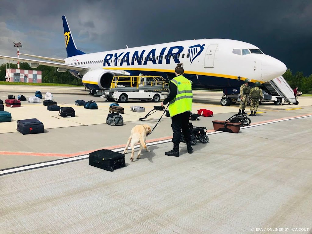 Belarus ontkent Ryanair-vliegtuig tot landen te hebben gedwongen