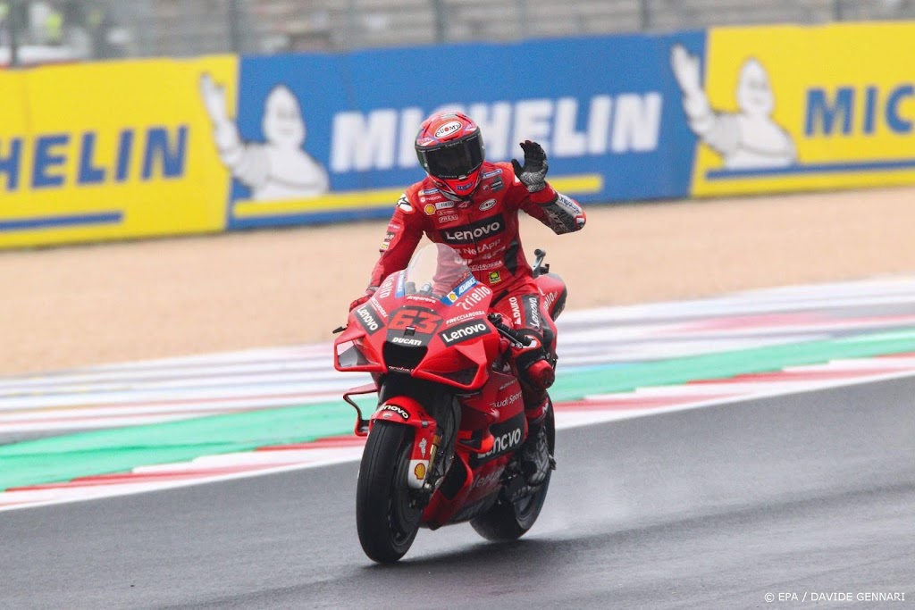 MotoGP-coureur Bagnaia twee jaar langer bij wereldkampioen Ducati