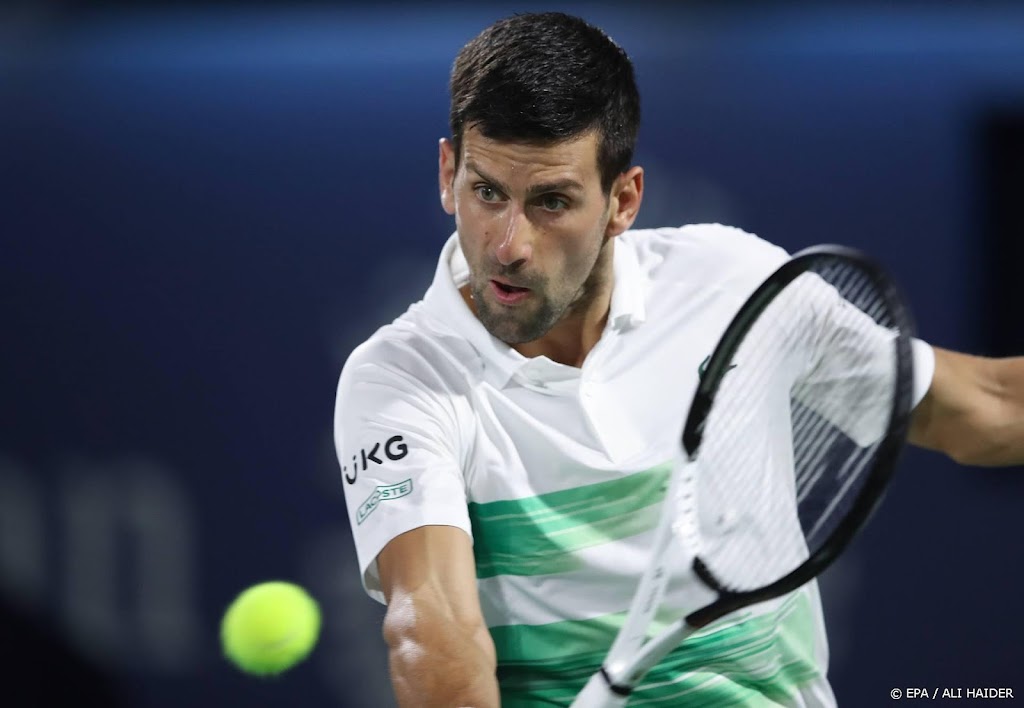 Djokovic blij met warm welkom in Dubai
