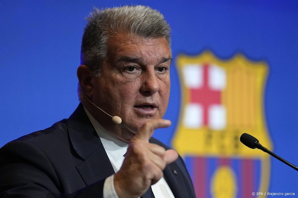 Voorzitter Laporta van Barcelona stapt niet op in fraudezaak