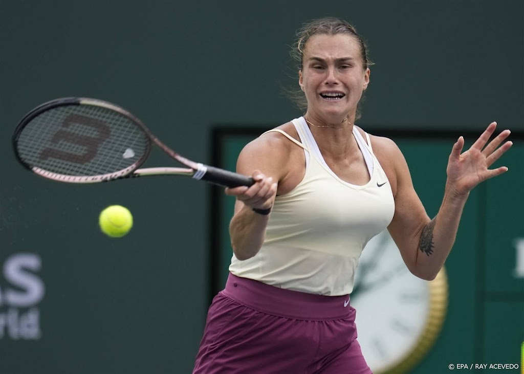 Belarussische tennisster Sabalenka voelt heel veel haat