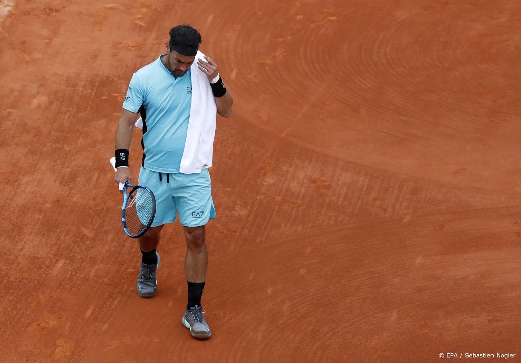 Tennisser Fognini gediskwalificeerd in Barcelona