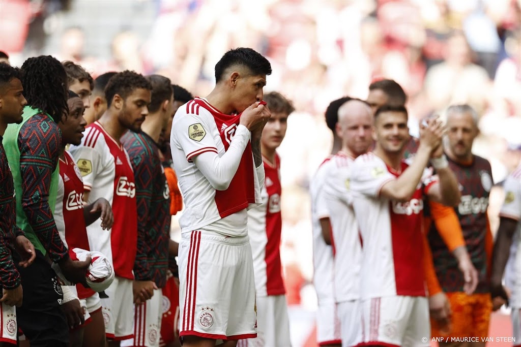 Ajax heeft nog een kansje op de tweede plaats in Eredivisie