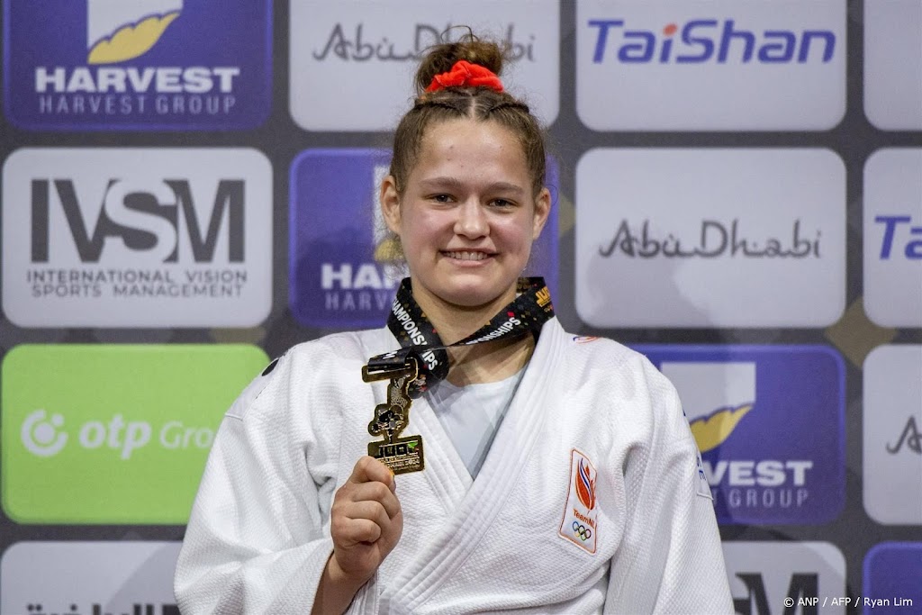 Judoka Van Lieshout knokt zich potje voor potje naar wereldtitel