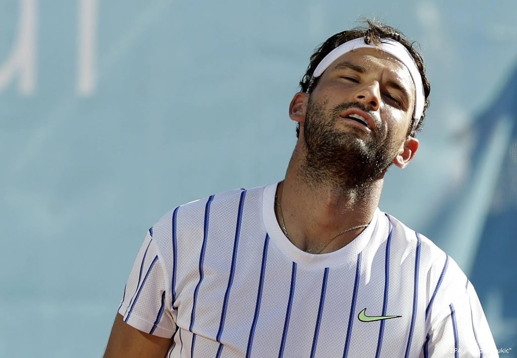 Tennisser Dimitrov meldt besmetting met coronavirus