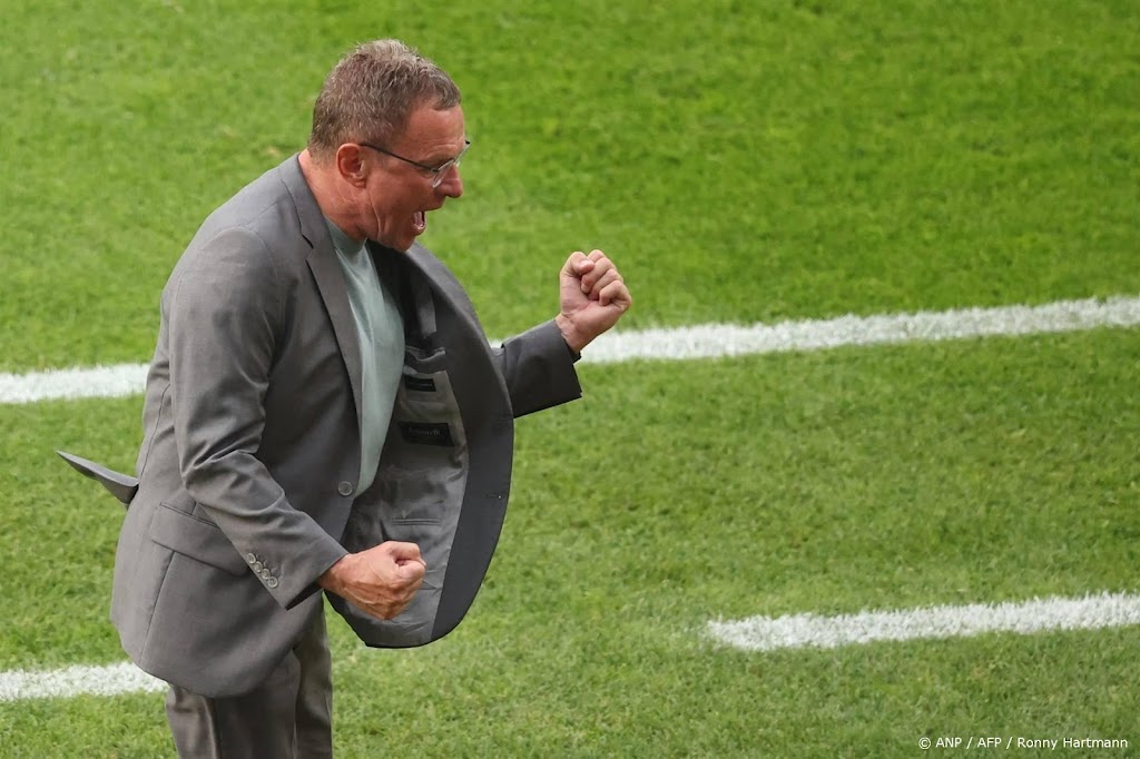Bondscoach Rangnick tevreden na 'perfect begin' Oostenrijkers