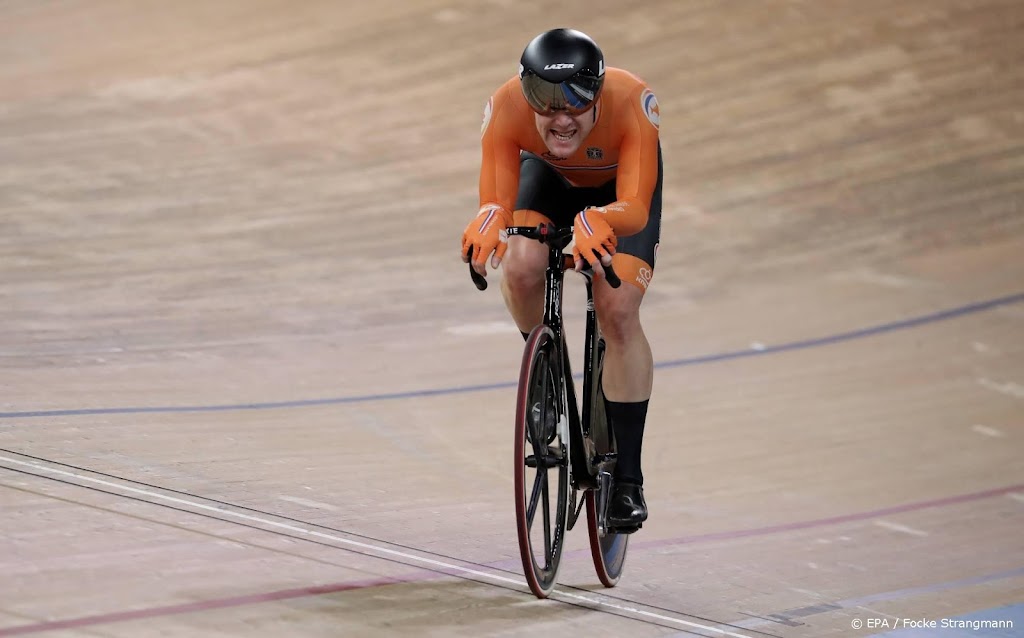 Baanrenner Eefting mist medaille op scratch bij WK