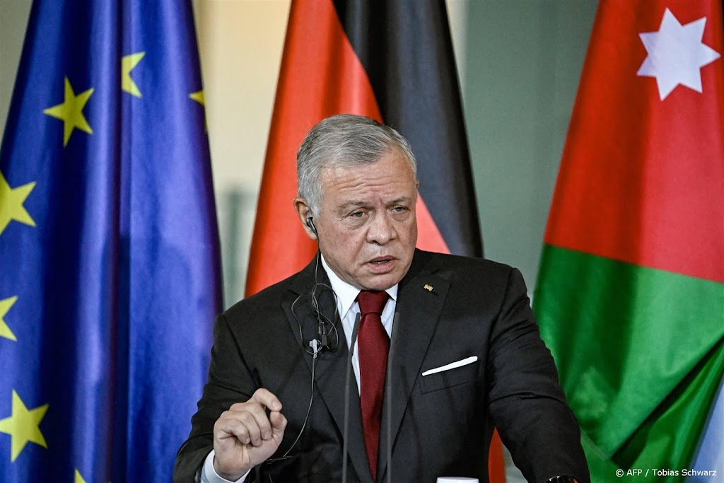 Koning Jordanië: verplaatsing van Palestijnen oorlogsmisdaad