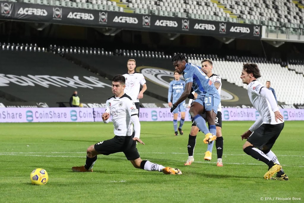 Atalanta blijft op 0-0 steken bij nieuwkomer Spezia