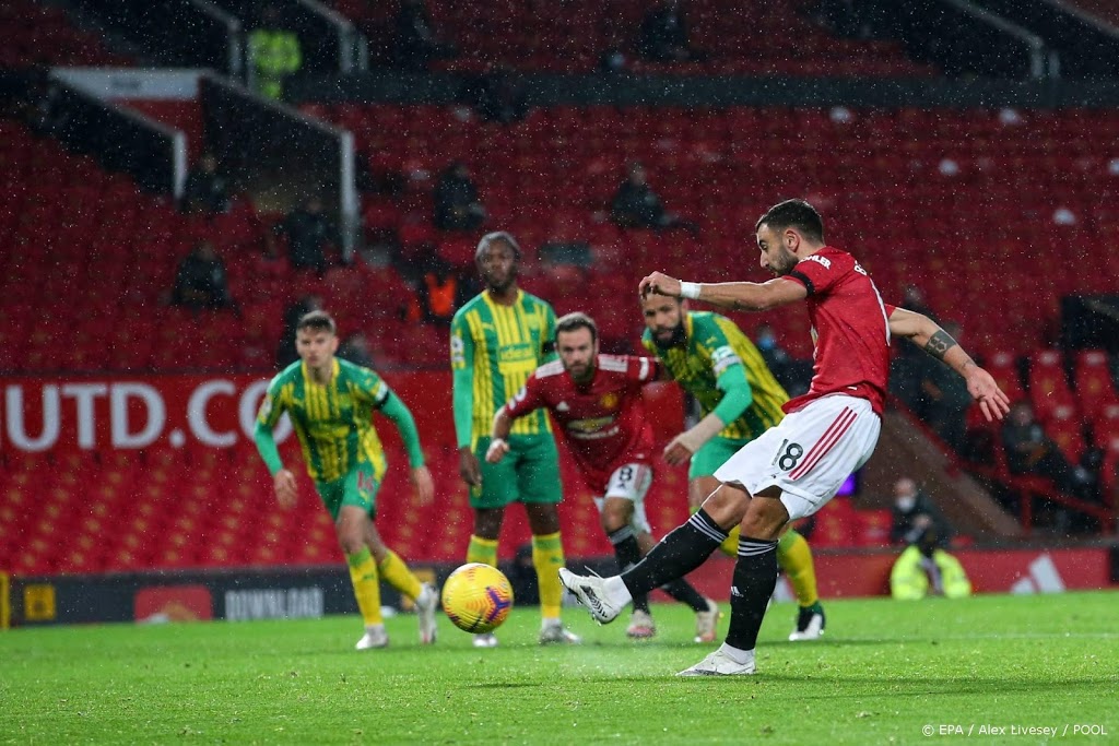 Manchester United wint moeizaam van West Bromwich