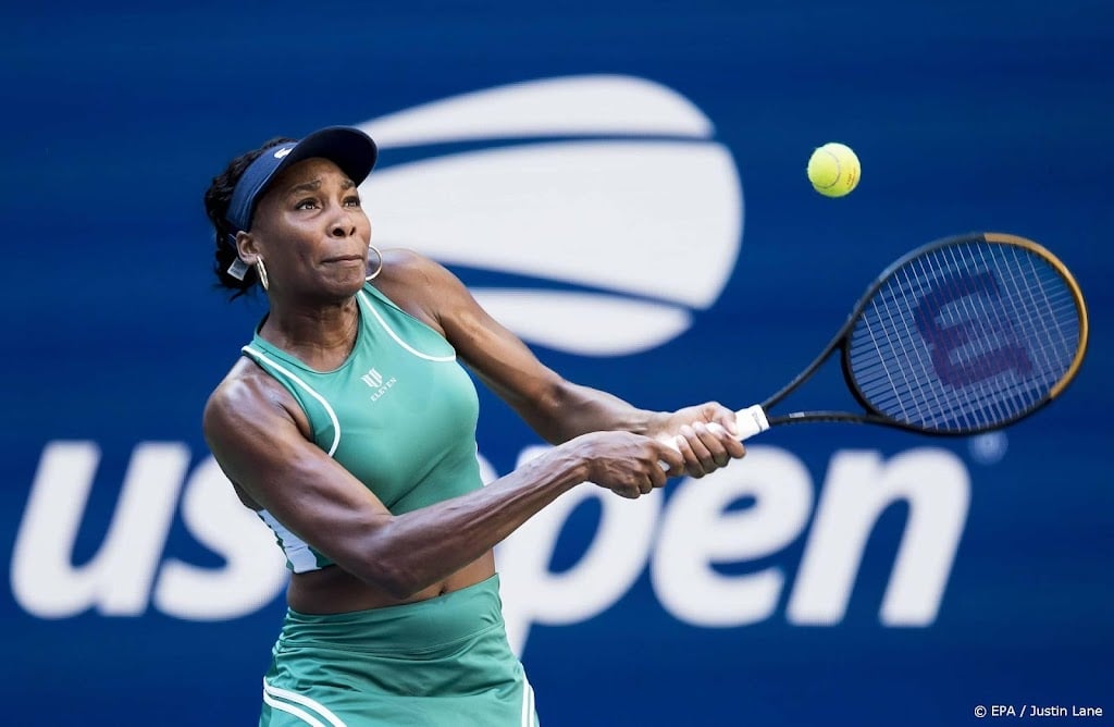 Tennisster Venus Williams via Auckland naar Australian Open
